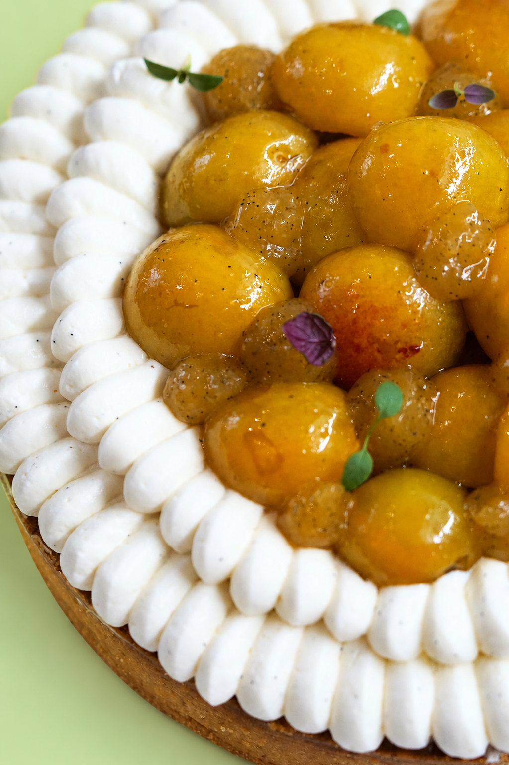 Tarte Mirabelle Huile d'olive