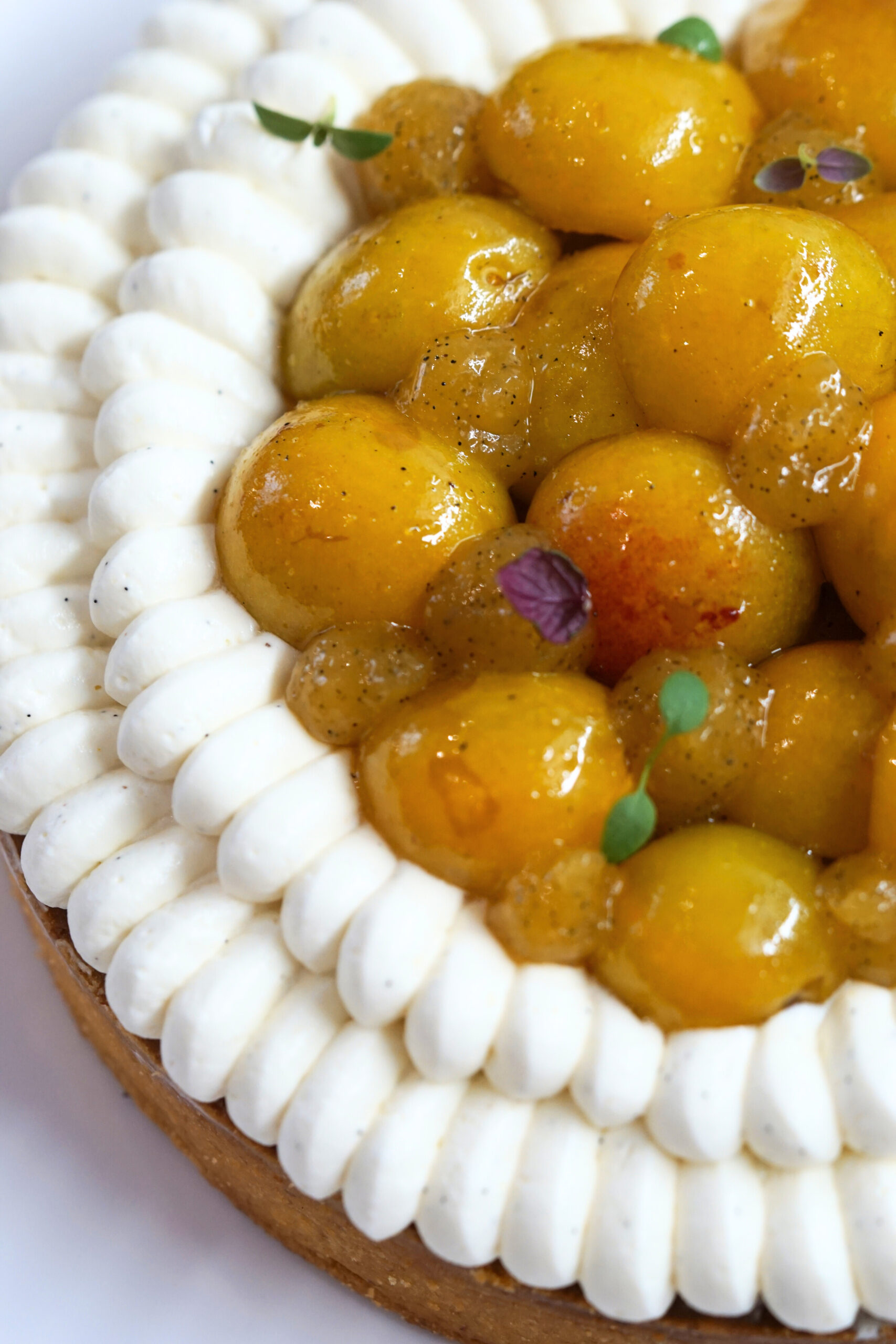 Tarte Mirabelle Huile d'olive